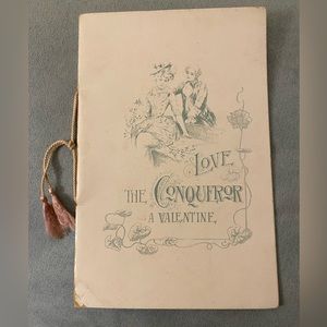 🎉HP🥳 A Valentine - Antique - ‘Love the Conqueror’